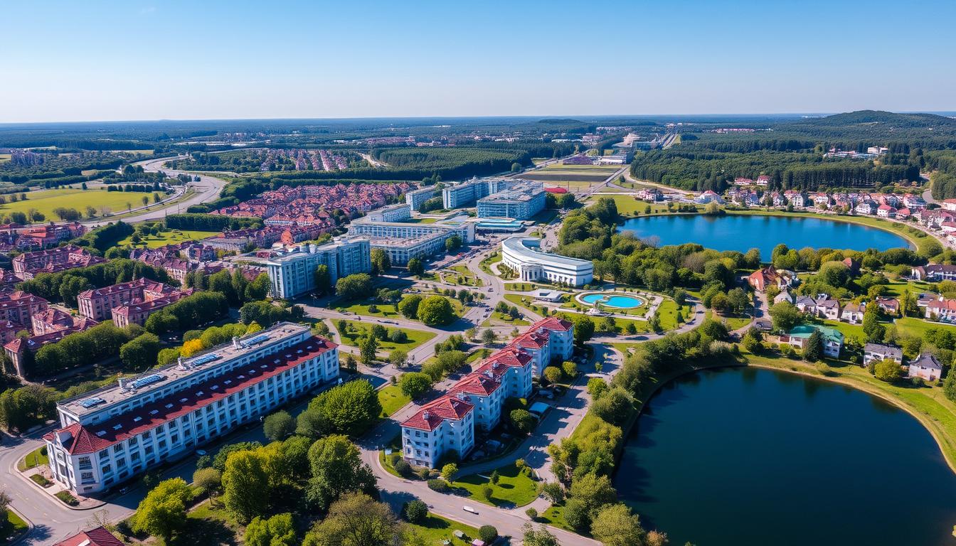 Sępolno z lotu ptaka – wyjątkowe widoki na modernistyczne osiedle